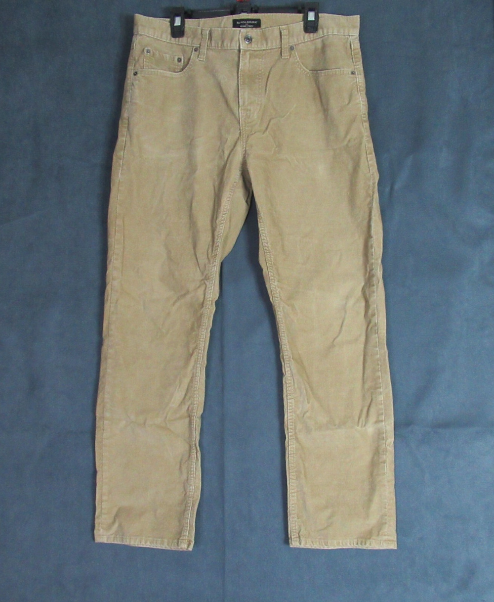 Banana Republic Pants Mens 35x32 Tan Corduroy Vintage Straight Slacks Cabincore